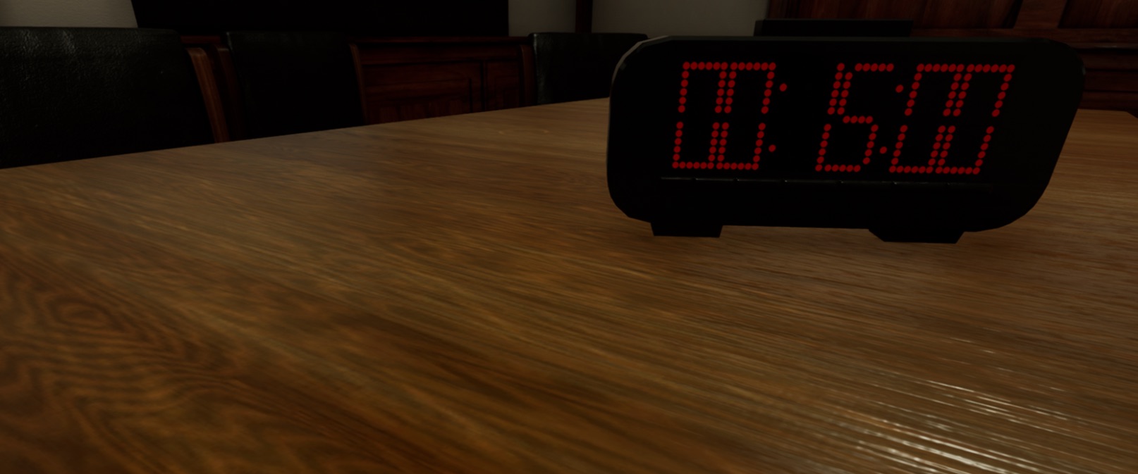 Virtual reality digital clock