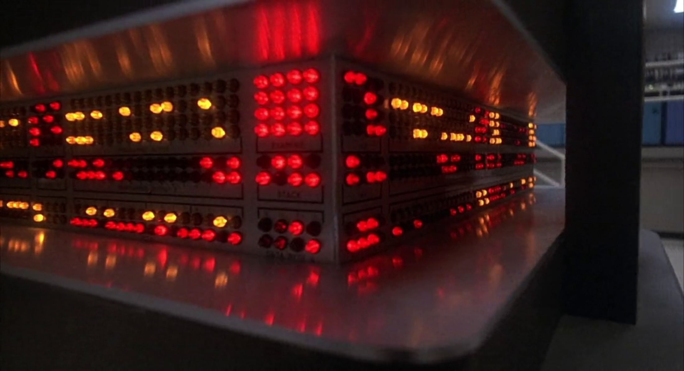 Supercomputer WOPR (War Operation Plan Response) programmed to continuously run war simulations to help the military plan responses. From 1983 feature film, WarGames.