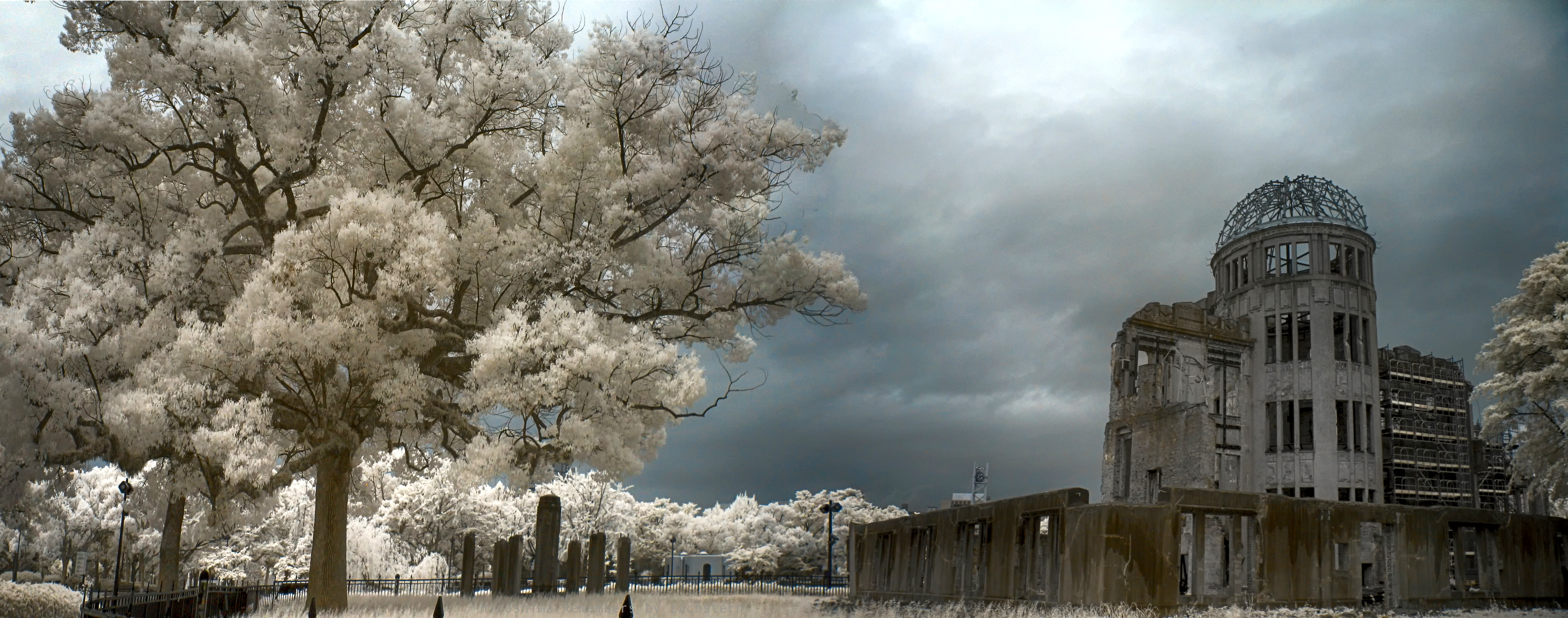 View of the Hiroshima Peace Memorial Park