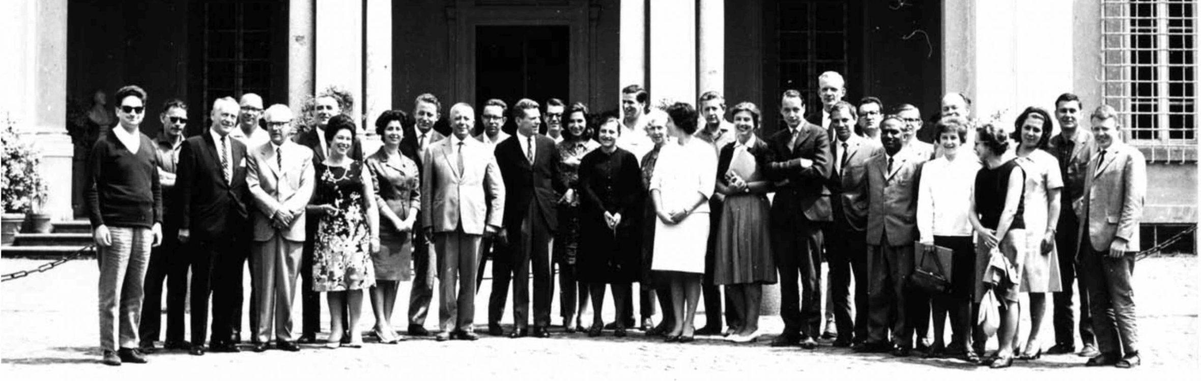 Participants in the first ISODARCO course on disarmament and arms control, directed by  Edoardo Amaldi, Rome, 13 – 25 June, 1966. Photo: courtesy ISODARCO.