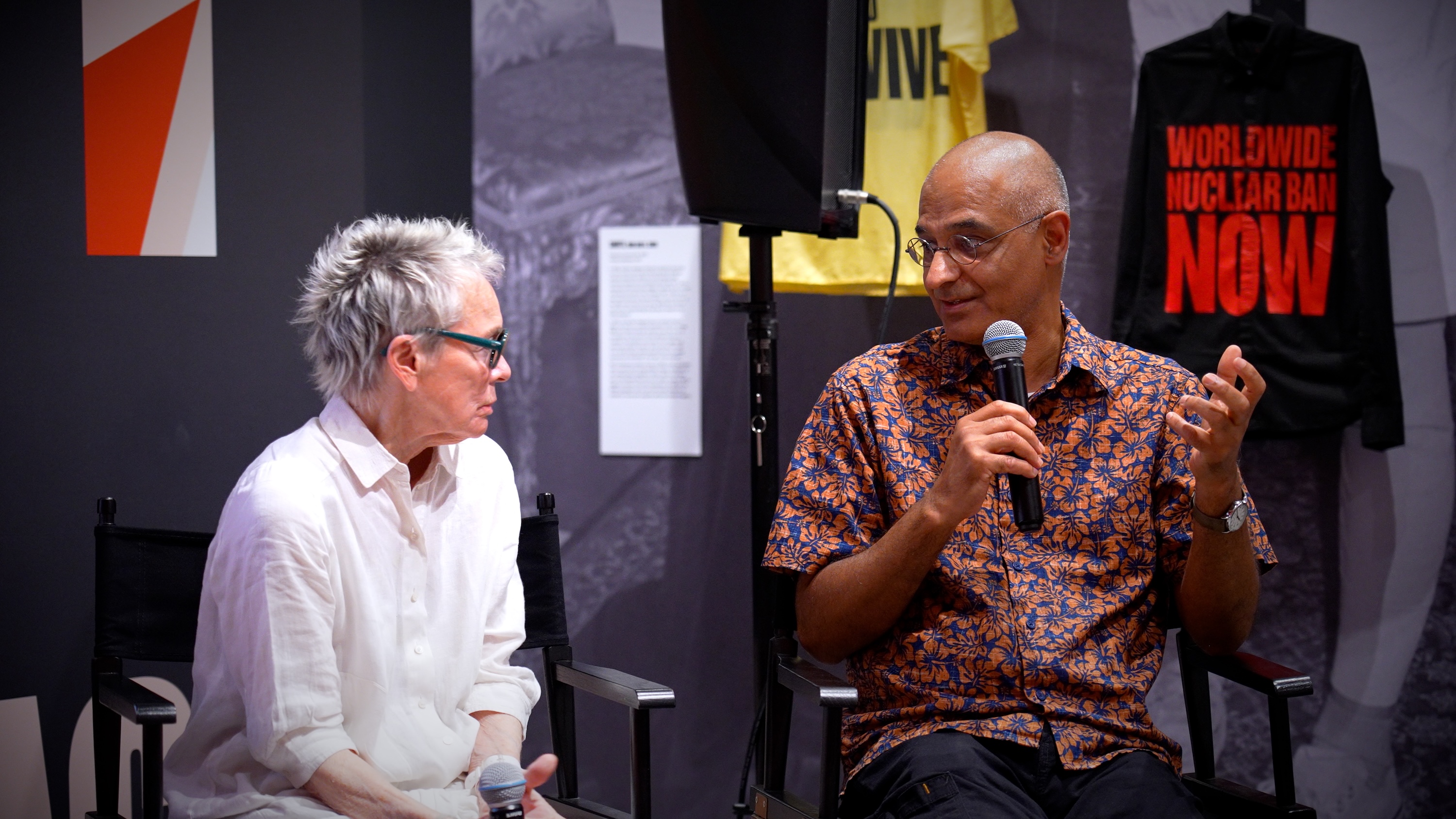 Laurie Anderson and Zia Mian