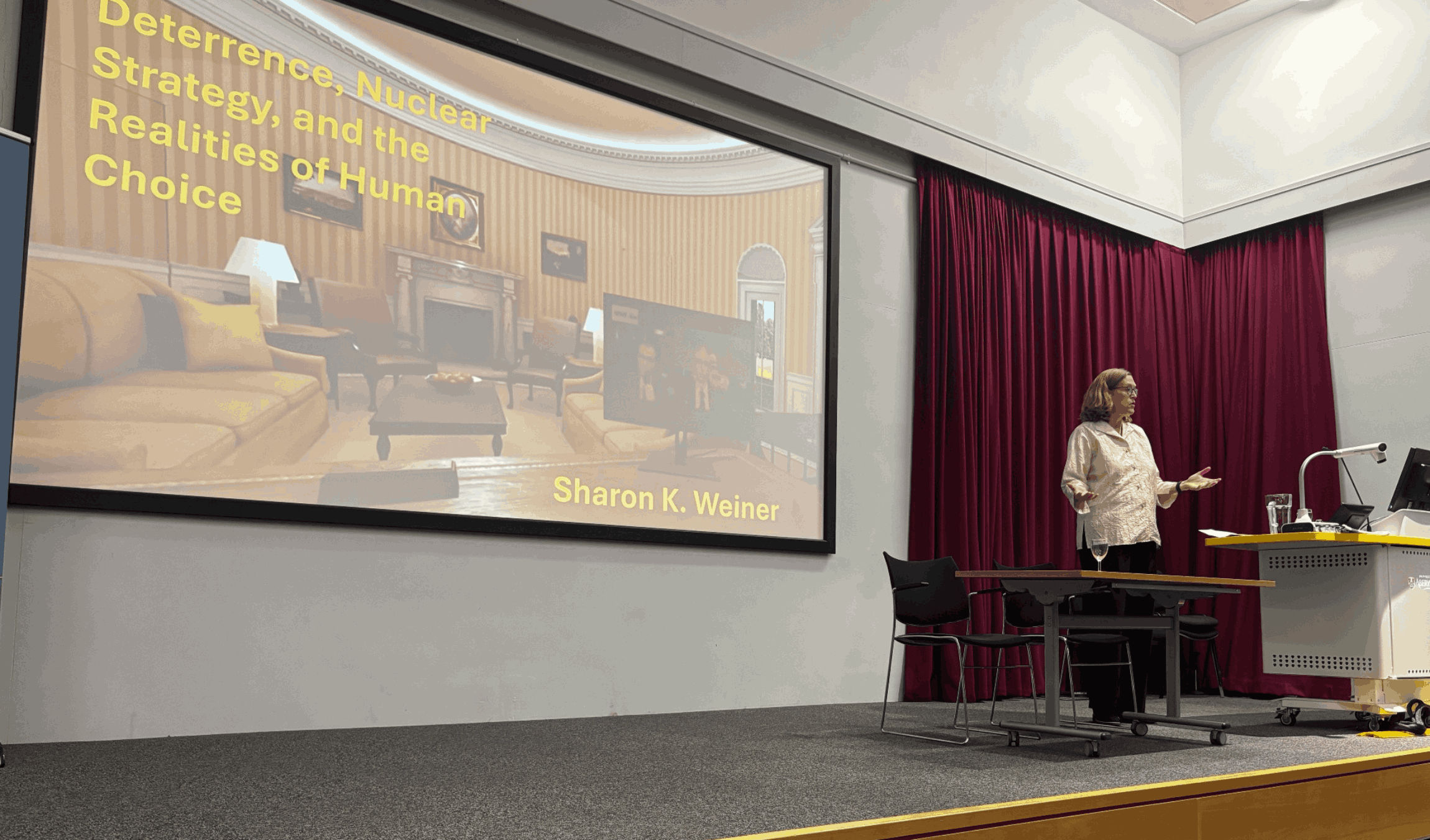 Professor Sharon Weiner at Aberystwyth University, Wales on 26 November 2025.