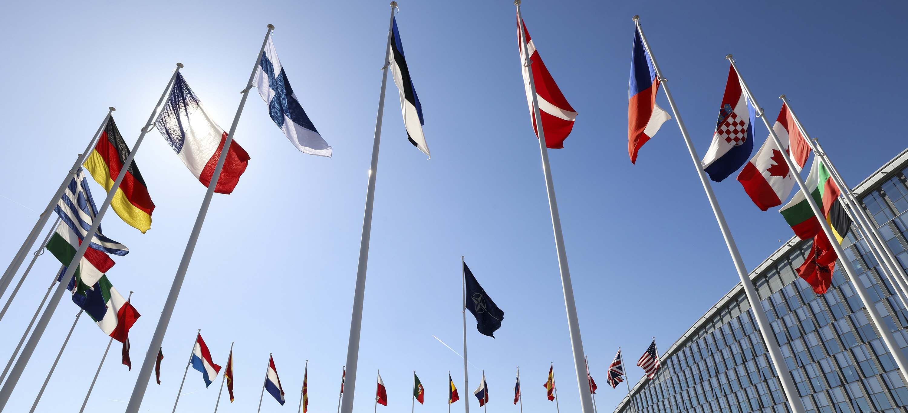 NATO flags