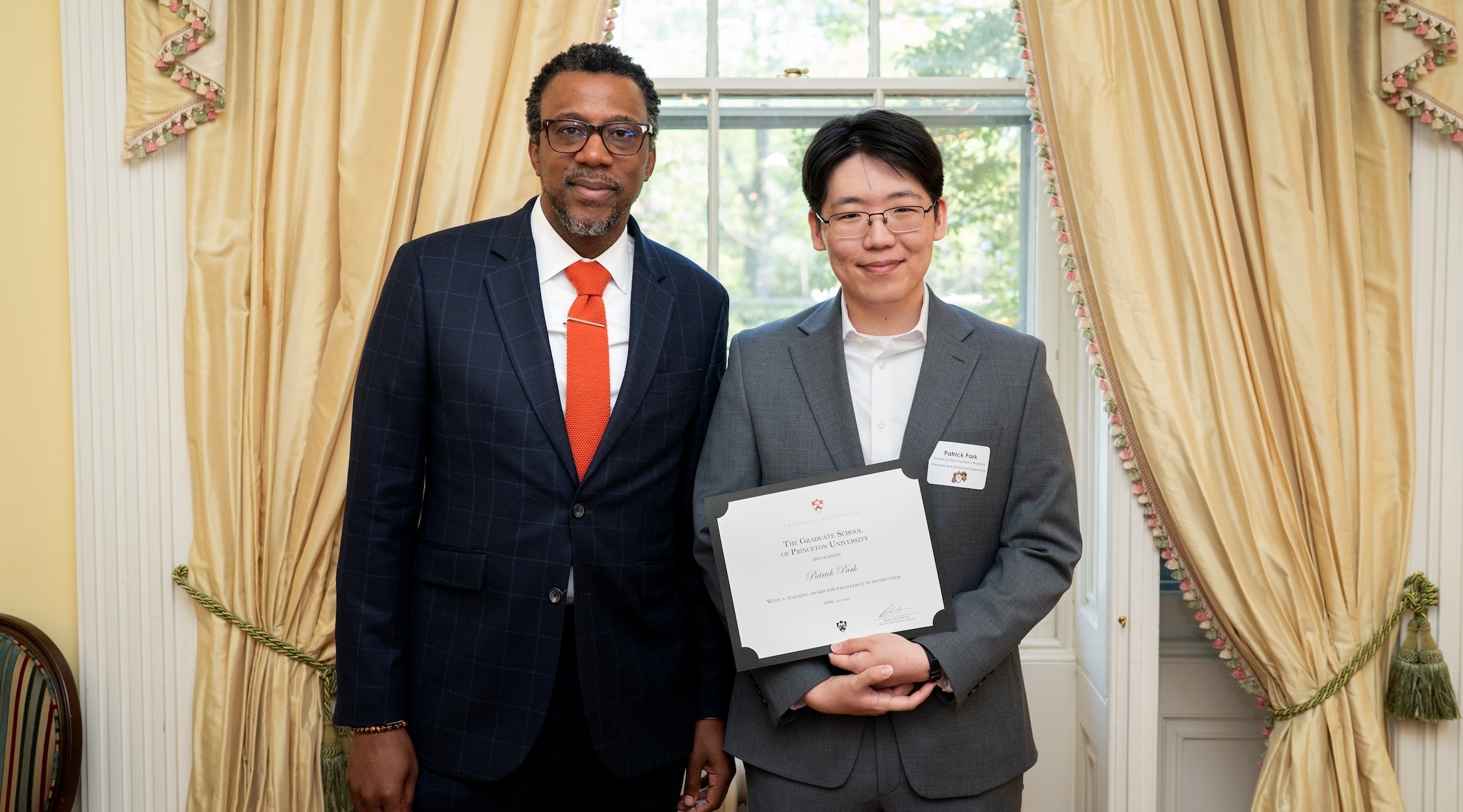 Dean Priestley and Patrick Park